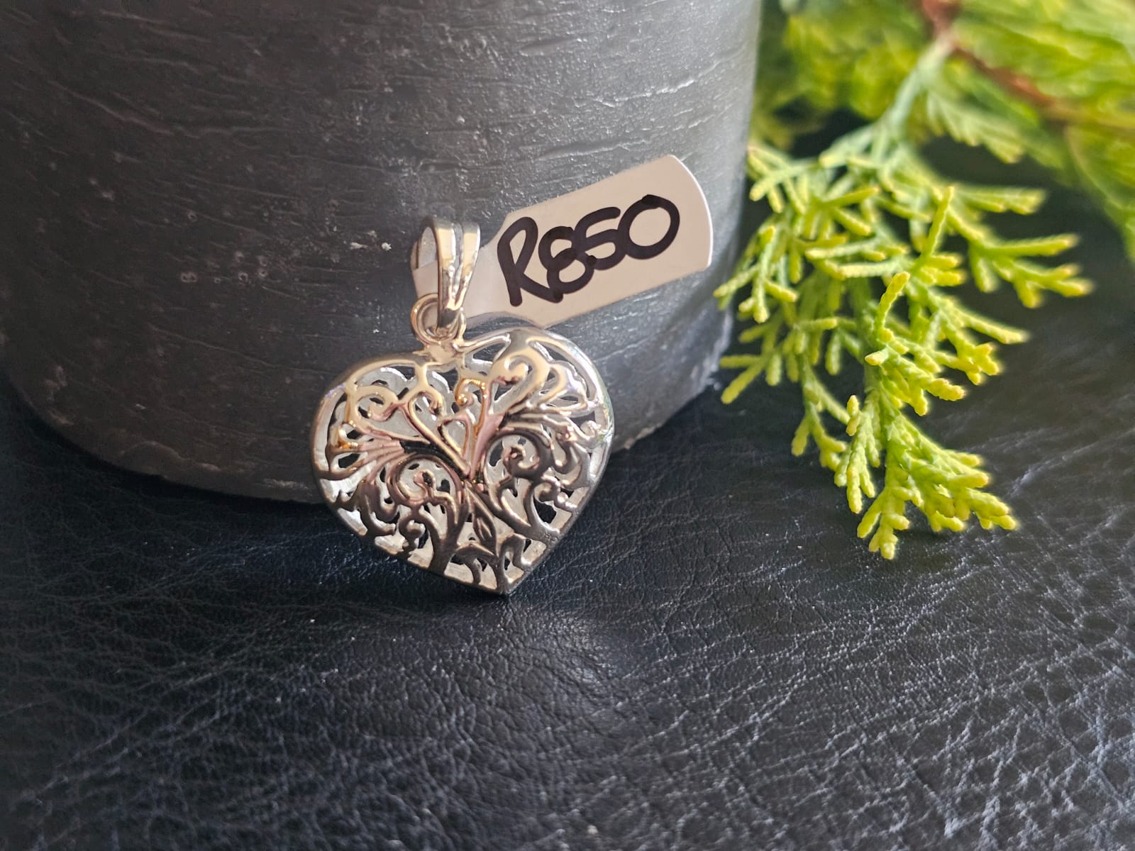 24mm Filigree Heart