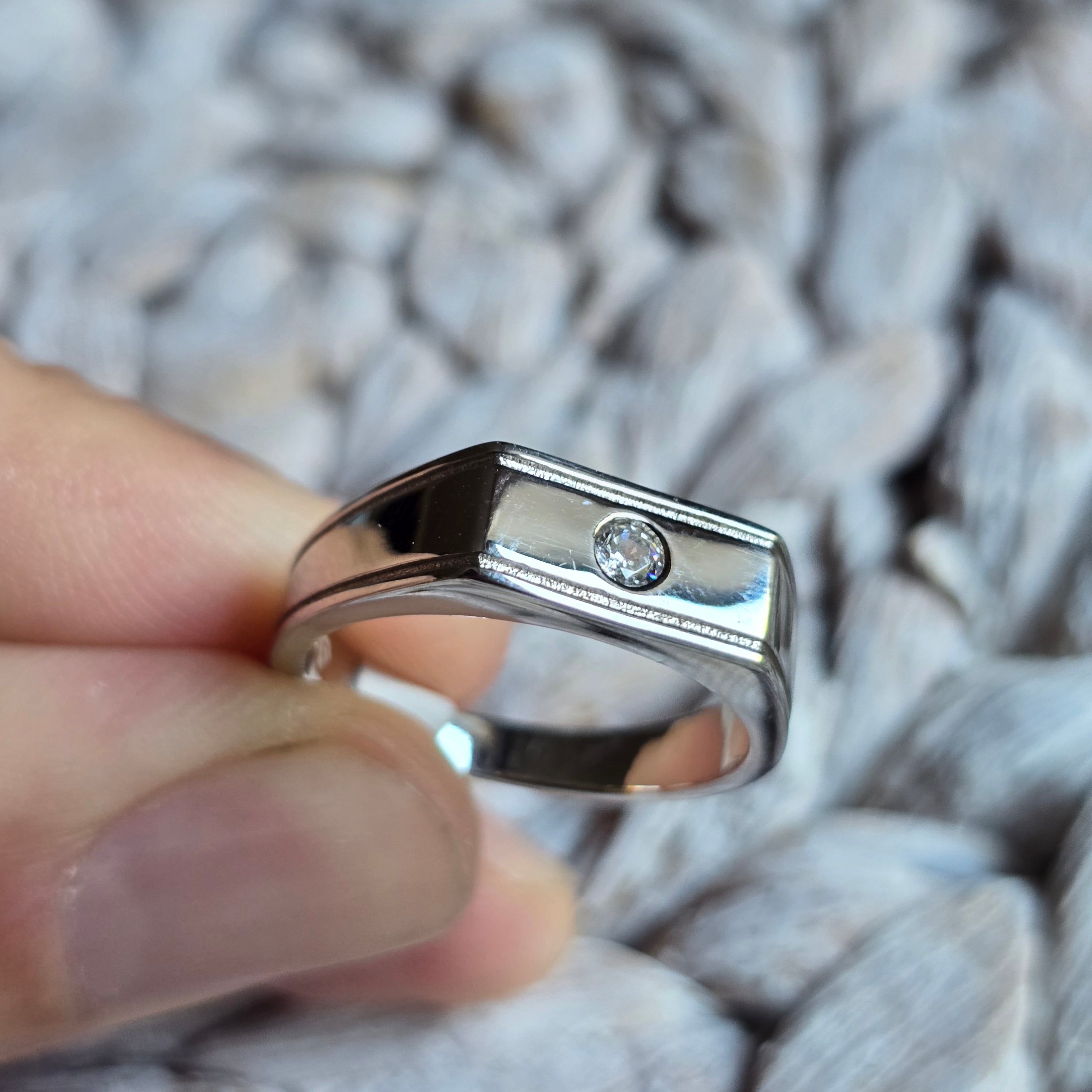 Cz Flat ring