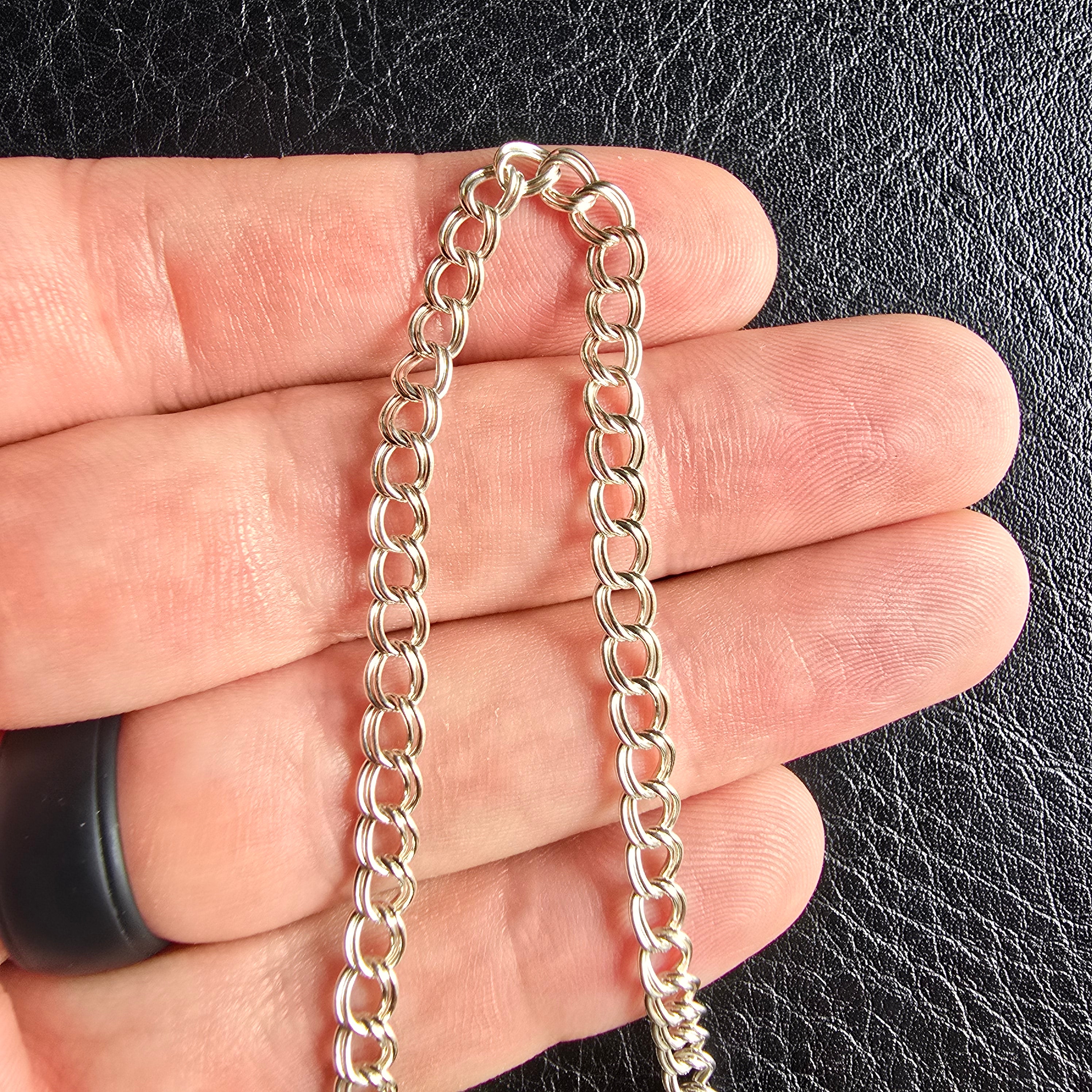 50cm 4.5mm Flat Curb Necklace