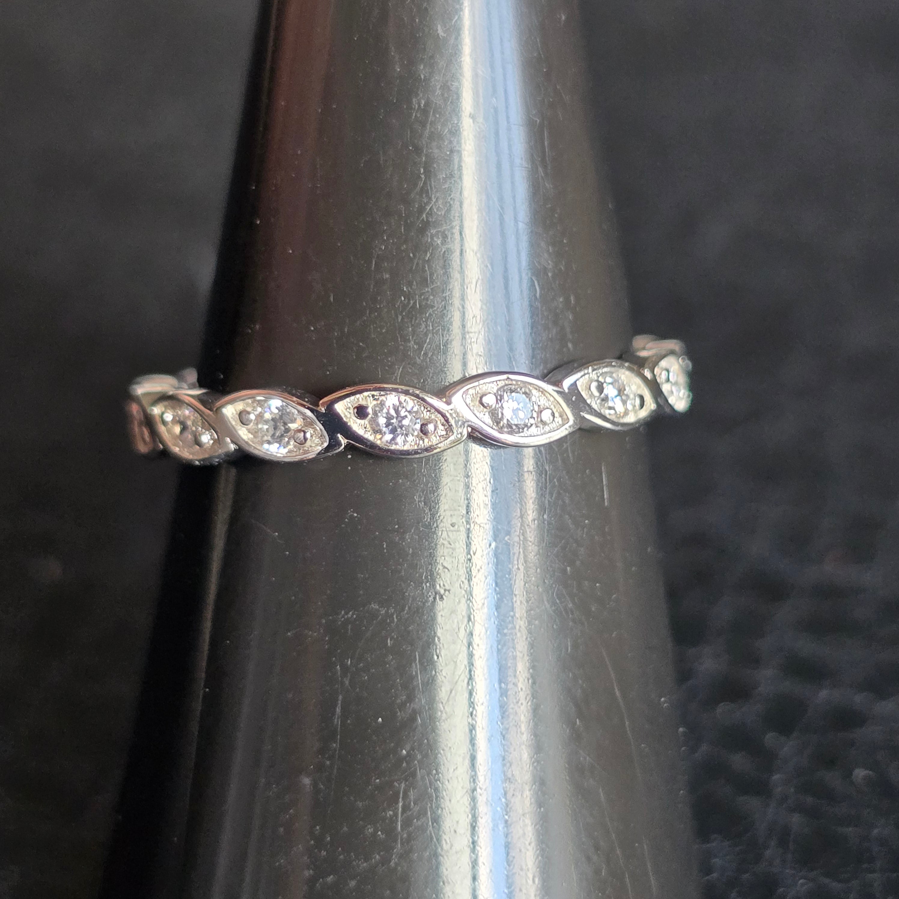 Fine Cz Eternity ring
