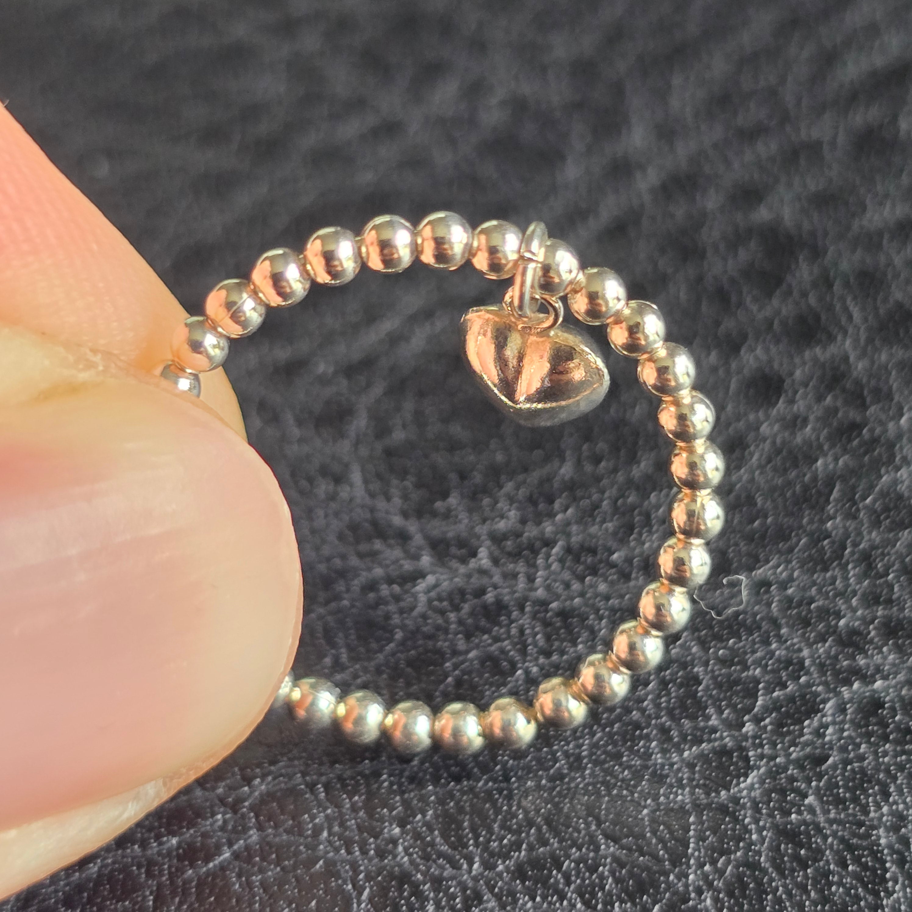 Heart Ball ring