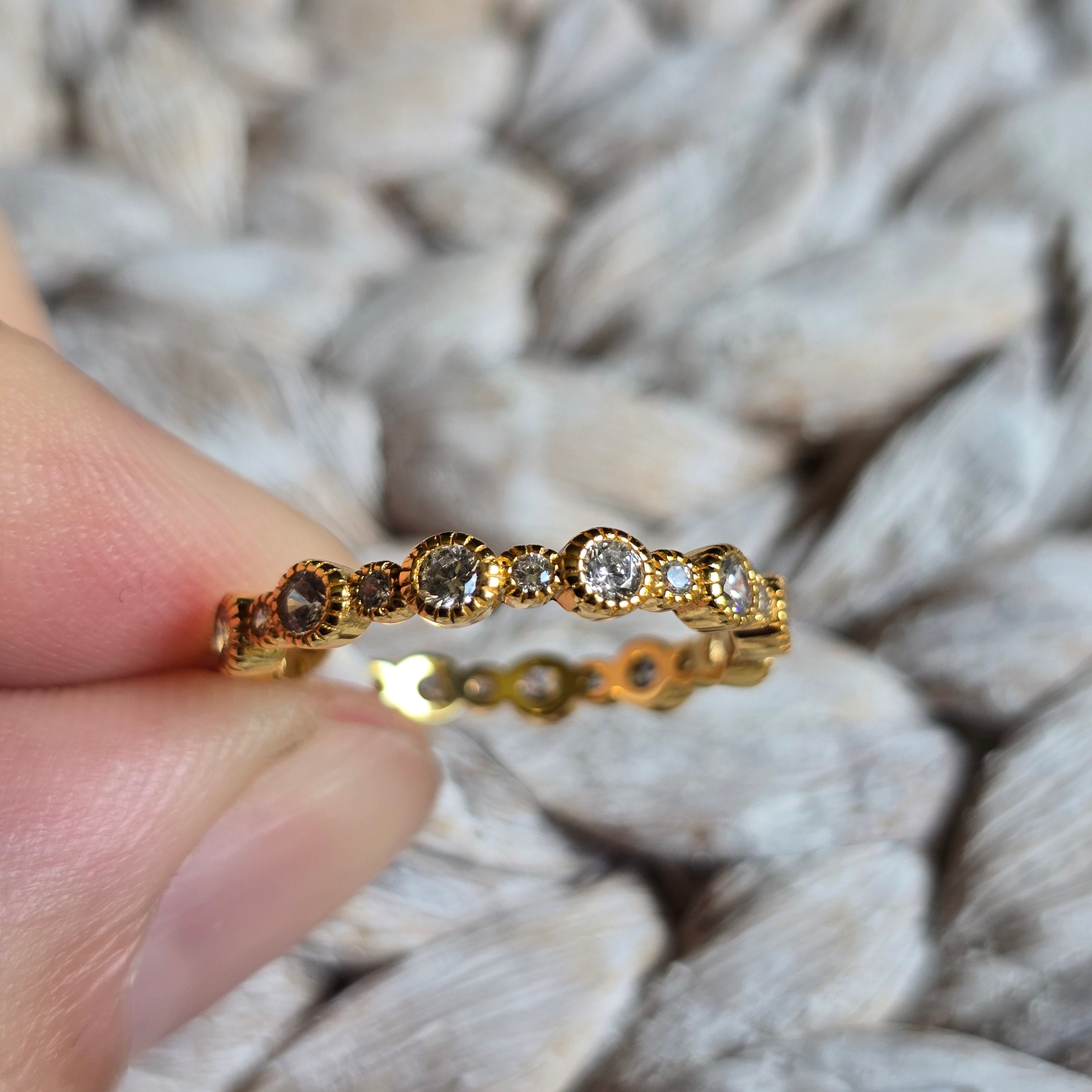 Round Cz Eternity ring
