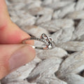 Heart Infinity Cz ring