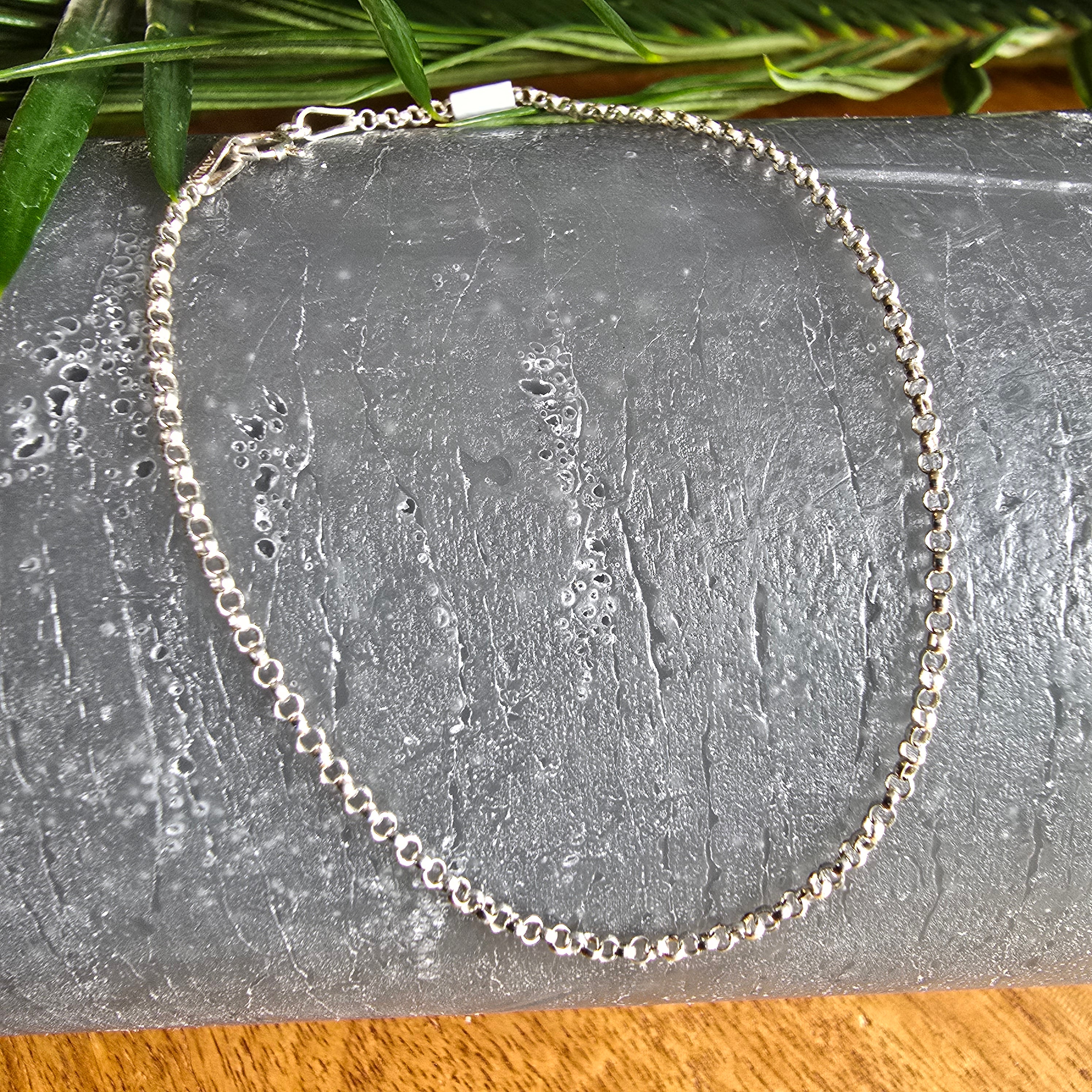 19cm Fine Rolo Bracelet