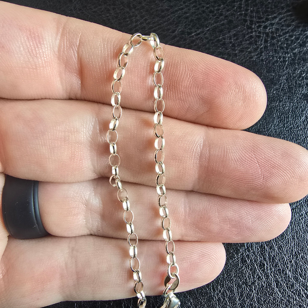 3mm Oval Link Necklace