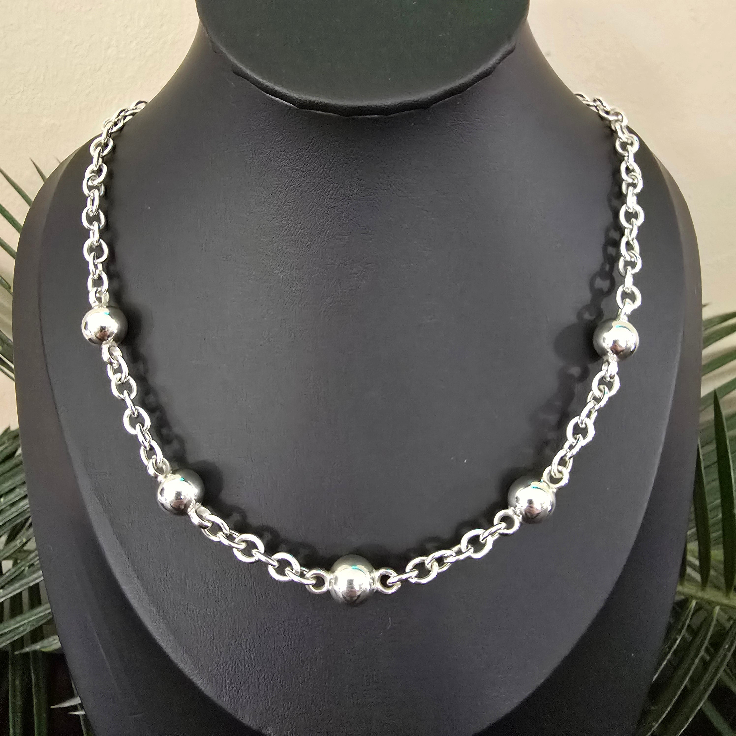 45cm 10mm Ball Necklace