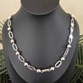 60cm 8mm Ball Paperclip Necklace
