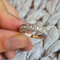 Mixed Cz ring