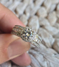 Round Cz Halo ring