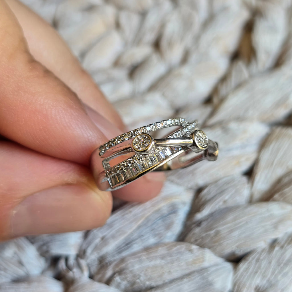 Round Marquise Cz ring