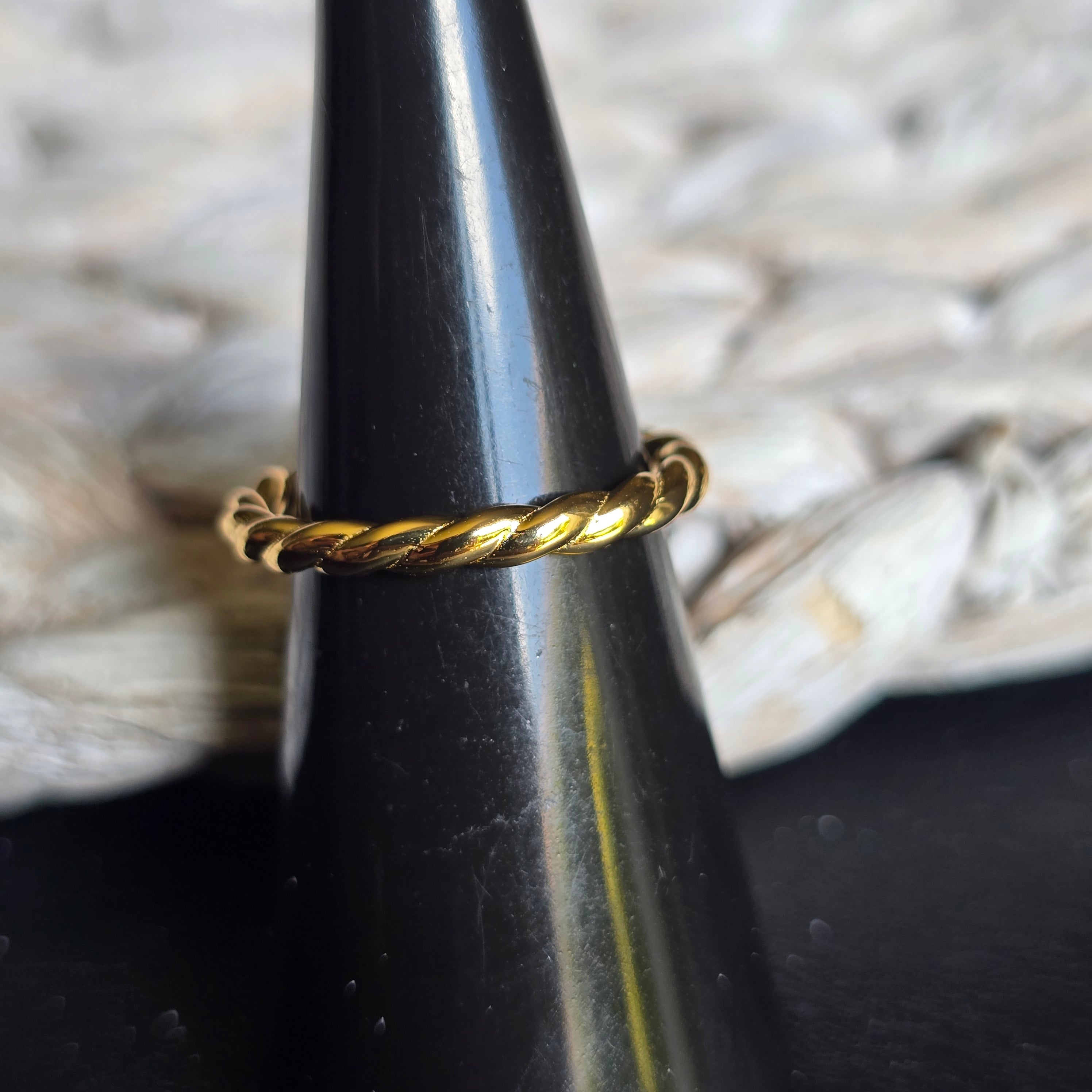 Twisted Gold ring