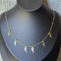 Angel Wing Gold Necklace