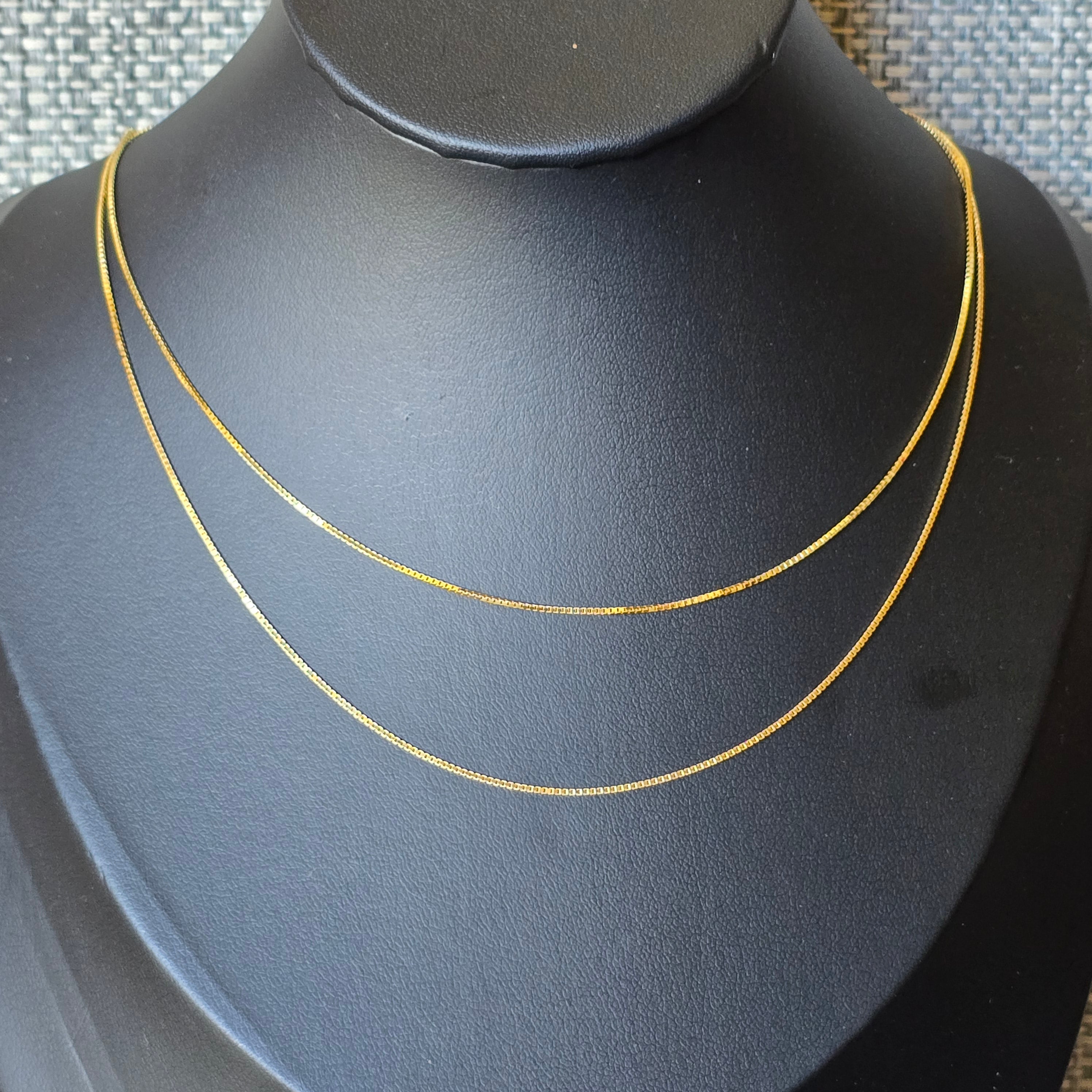 .8mm Box Gold Chain