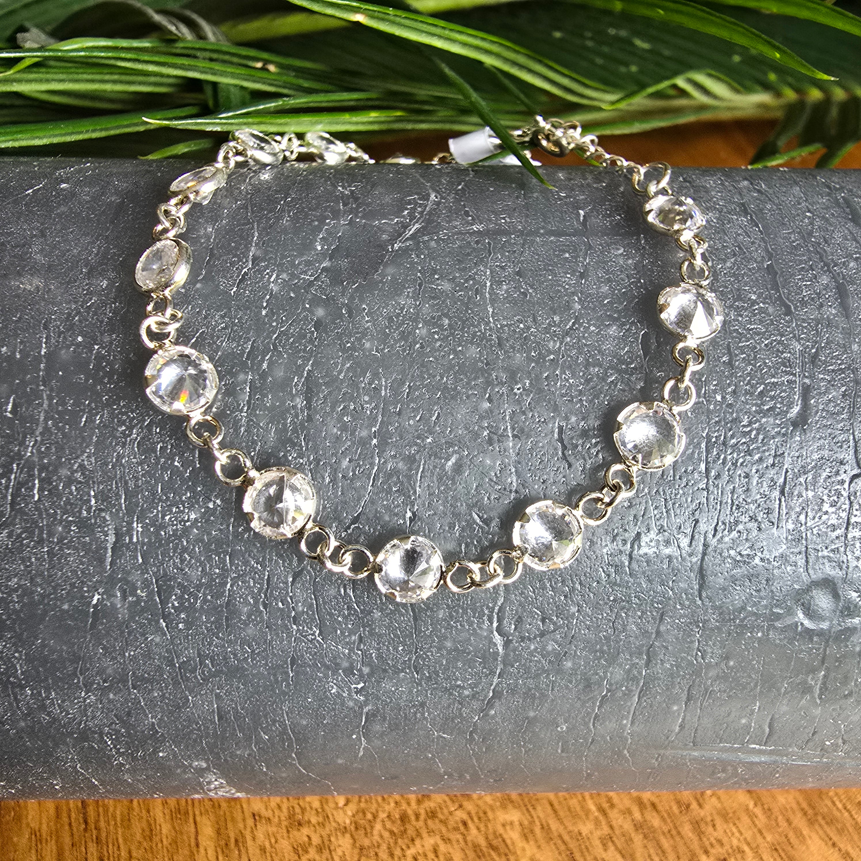 16-19cm Adjustable Round Cz Bracelet