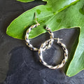 26mm Twisted Round 3mm Hoops