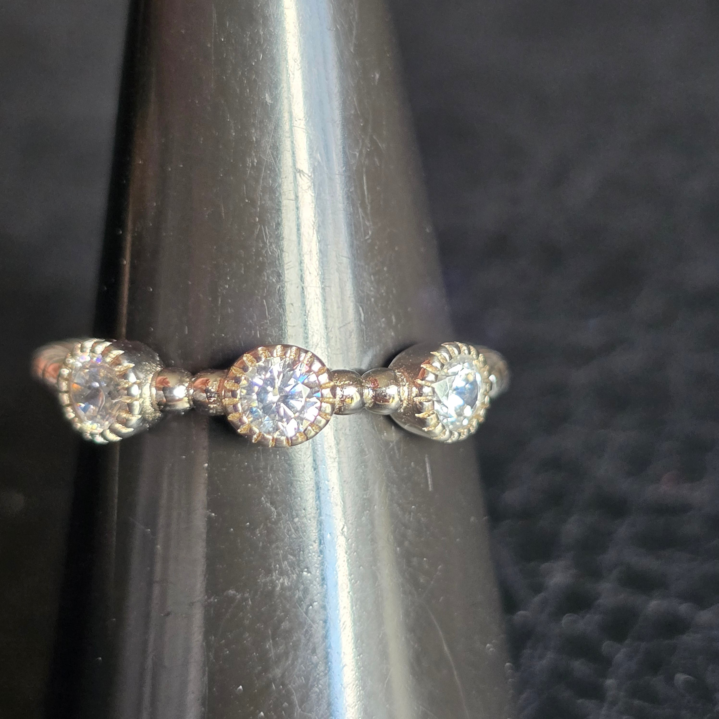 Round Trilogy ring