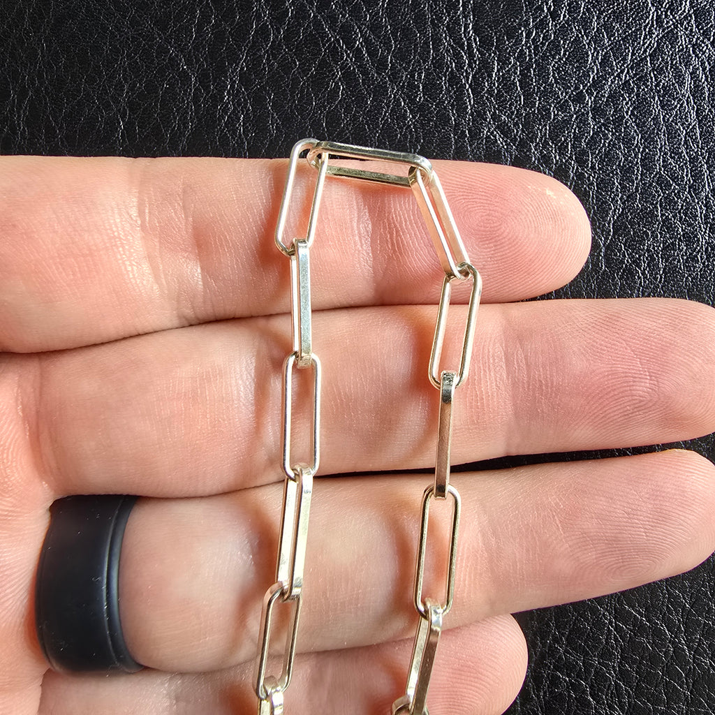 4.5mm Paperclip Necklace