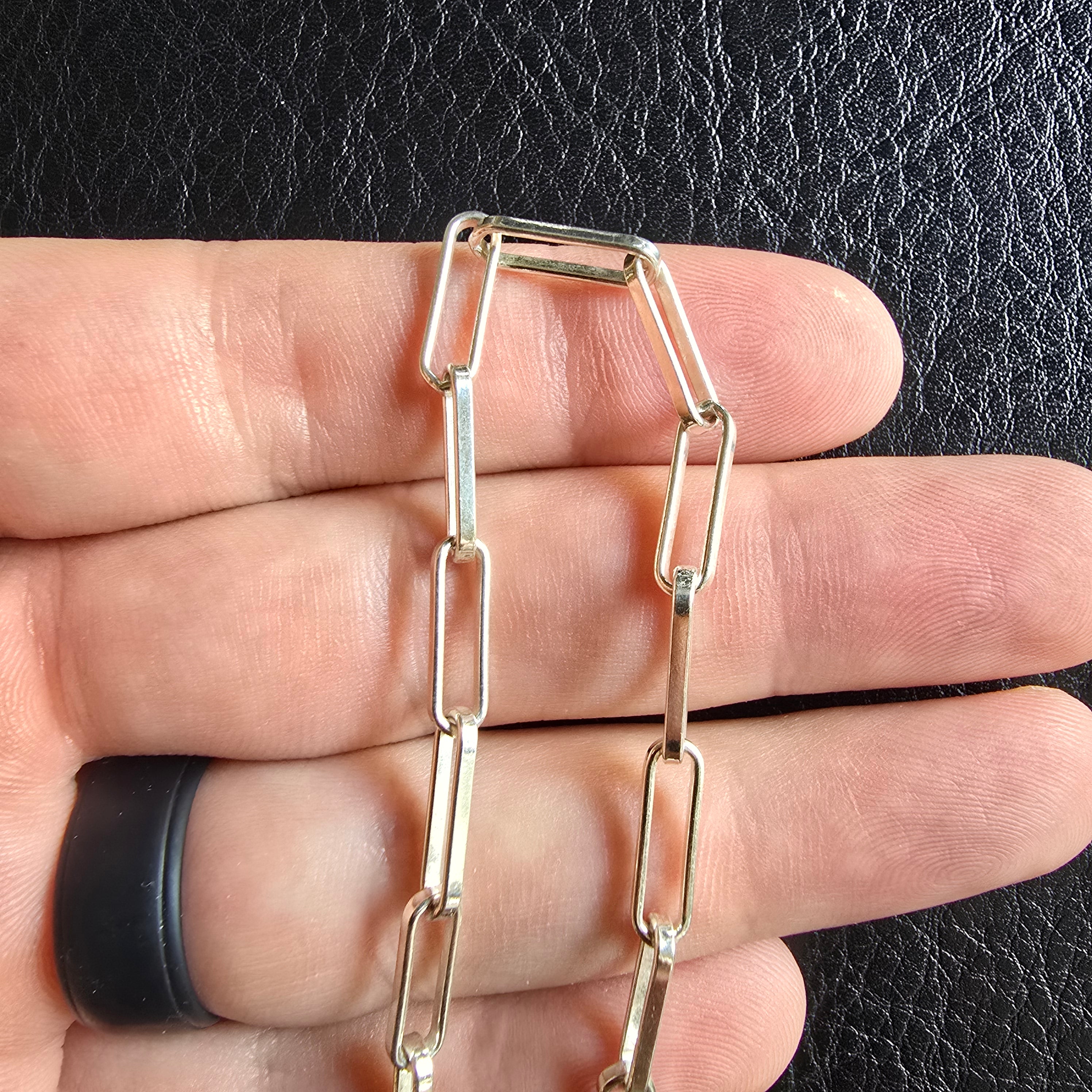 4.5mm Paperclip Necklace