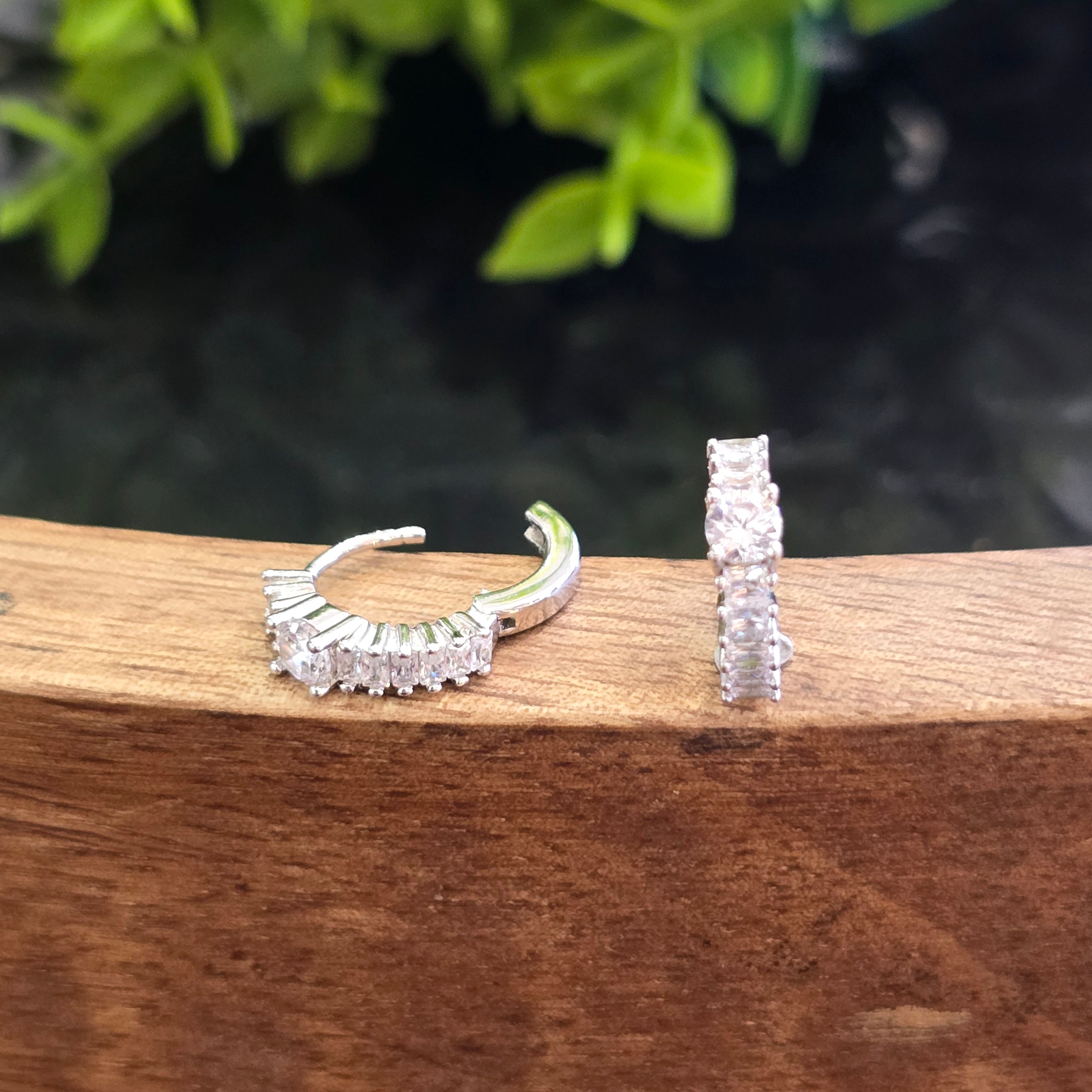 13mm Round & Emerald Cut Cz