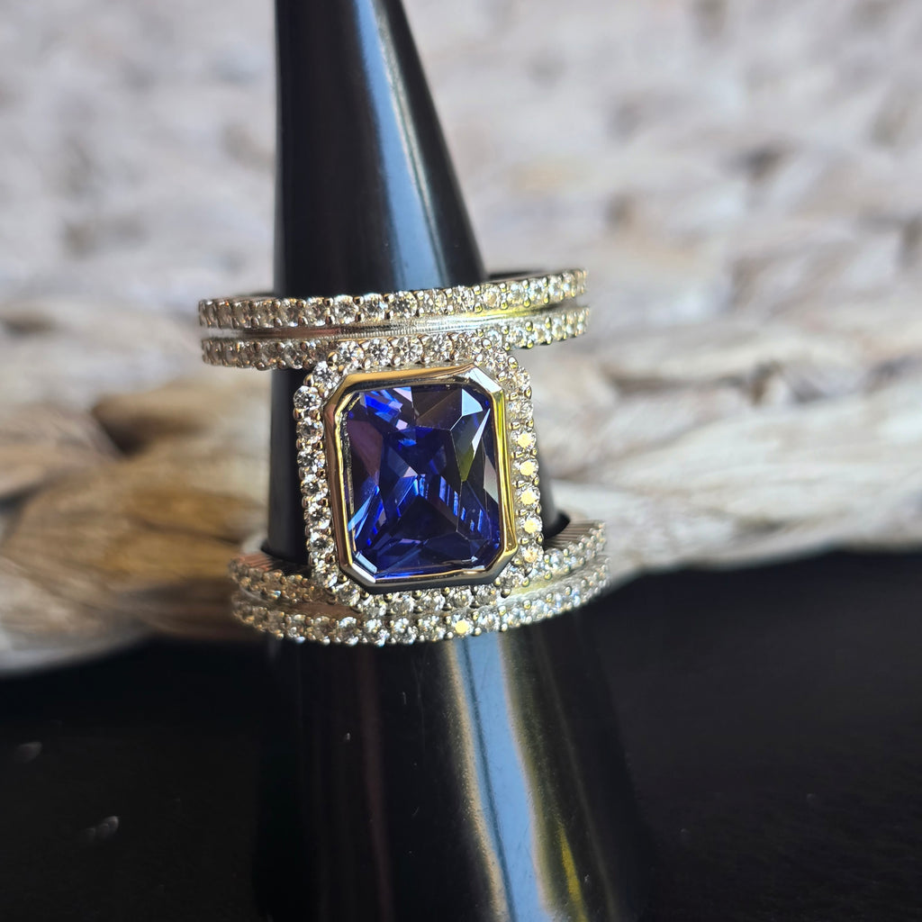 Purple Garnet ring