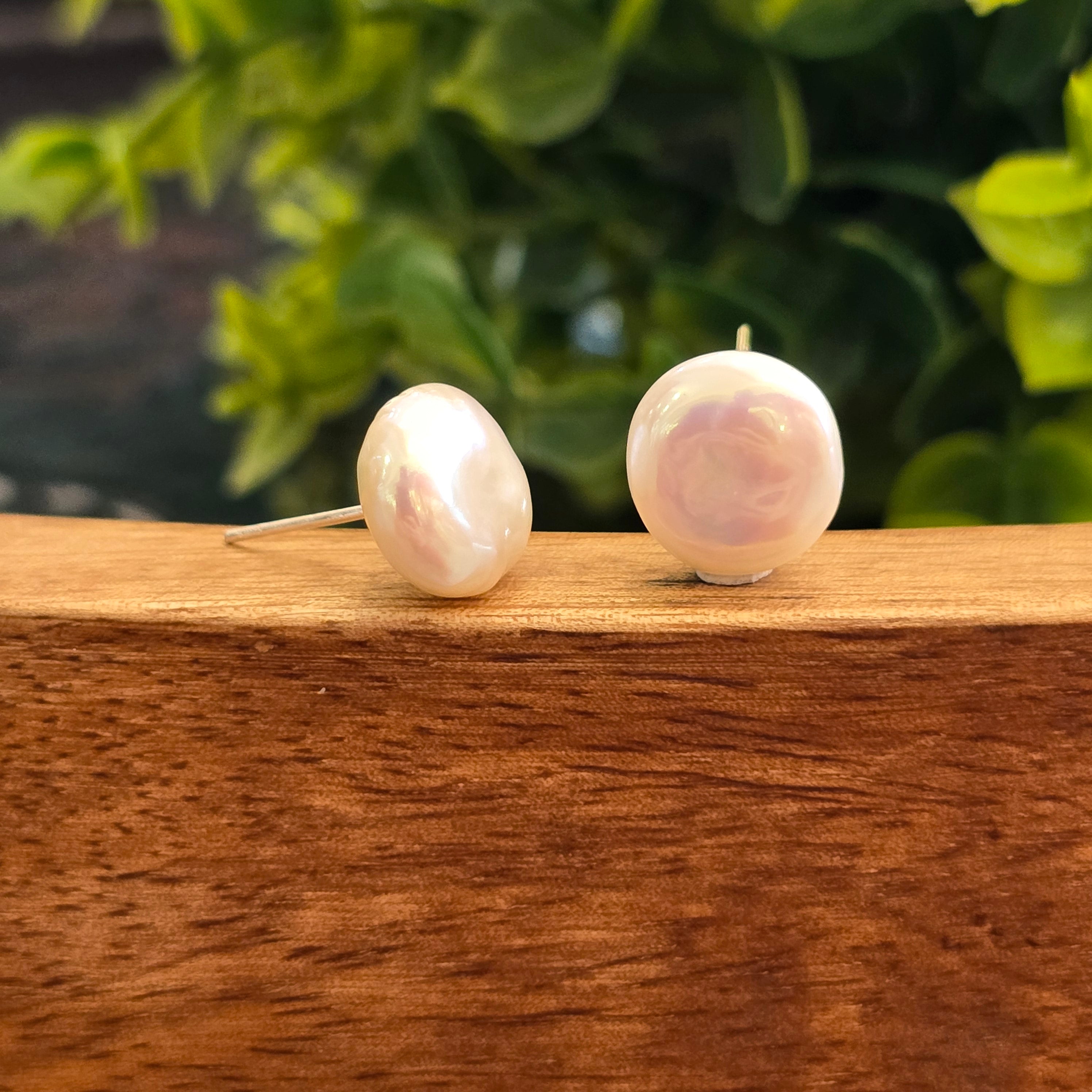 13mm Pearl Studs
