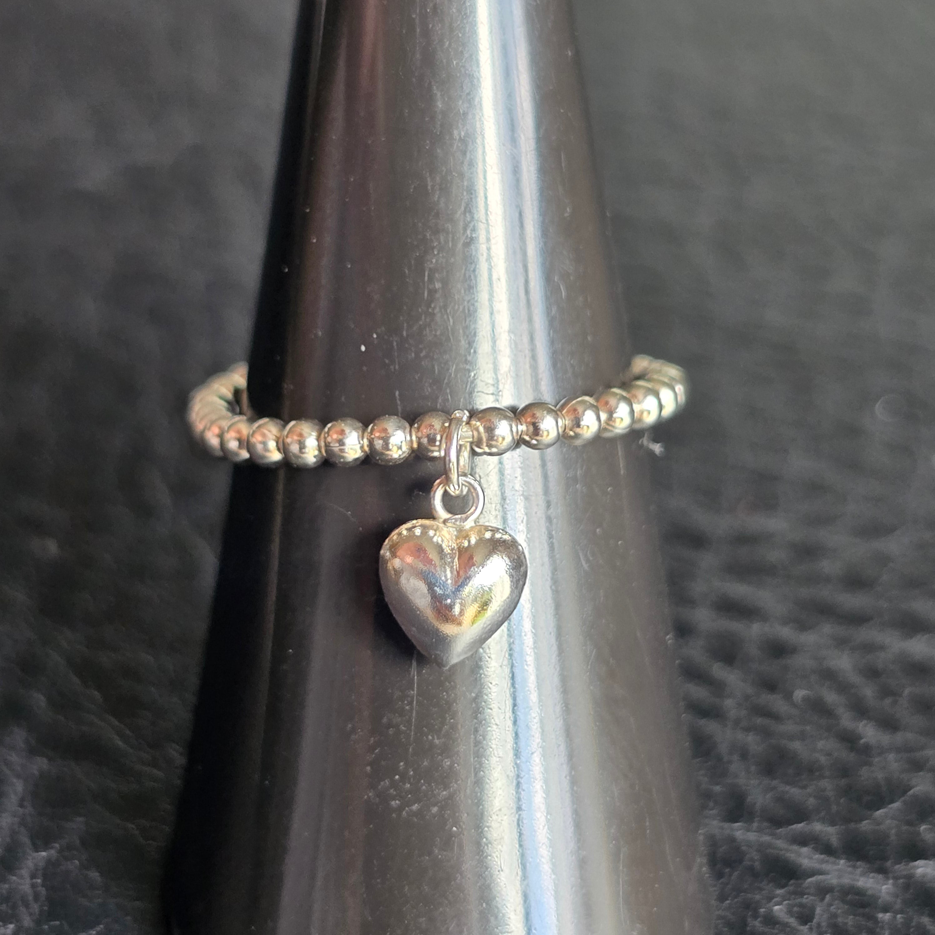 Heart Ball ring