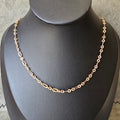 50cm 3.8mm Oval Cable Necklace