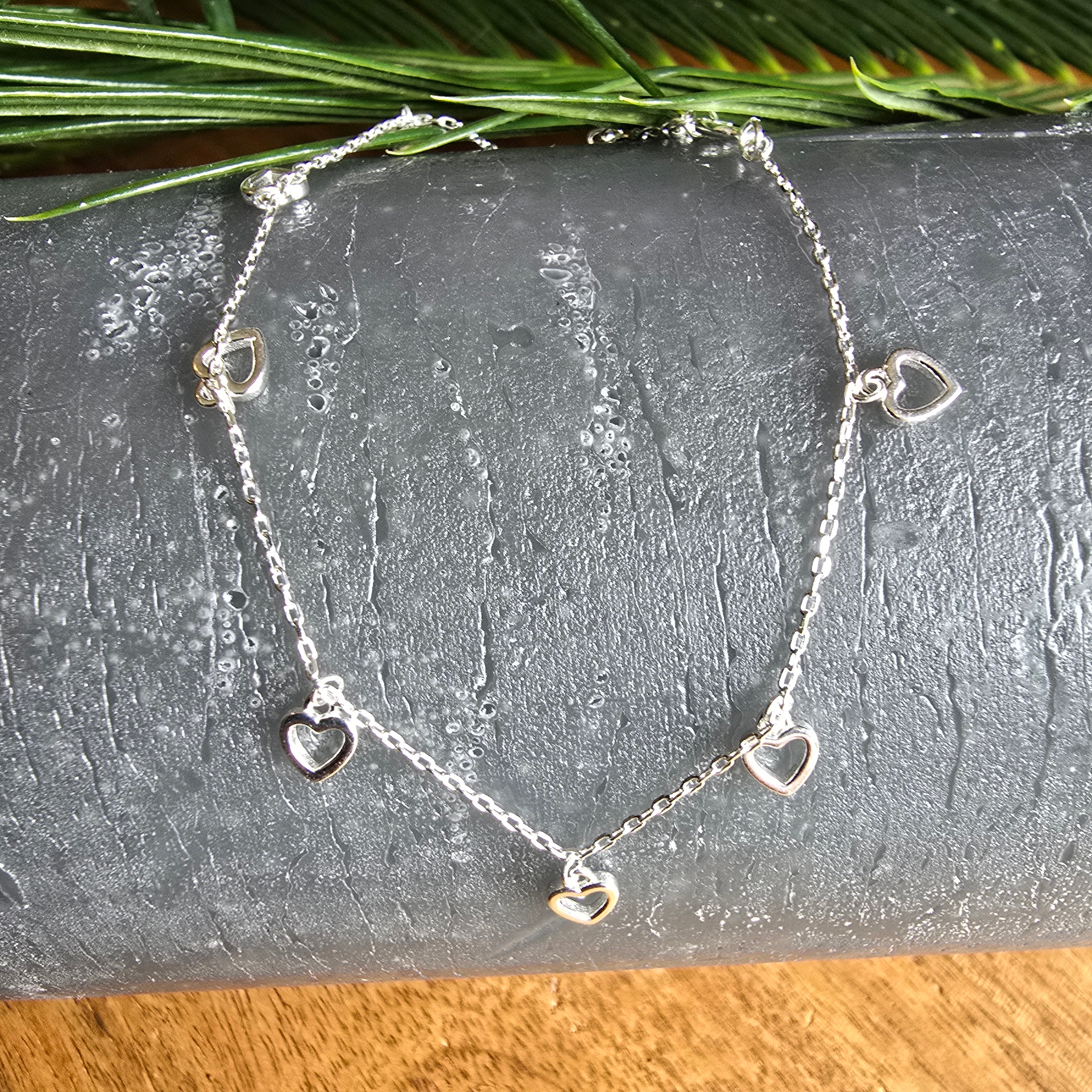 16-19cm Adjustable Heart Bracelet