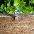 18x9mm Cz Cross Pendant