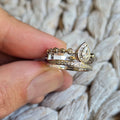 Teardrop Cz ring