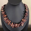 50cm Bronze Biwa Necklace