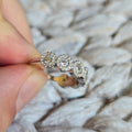 Round Halo Cz ring