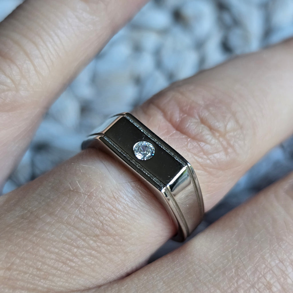 Cz Flat ring