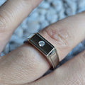 Cz Flat ring