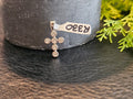 19x14mm Round Cz Pendant Cross