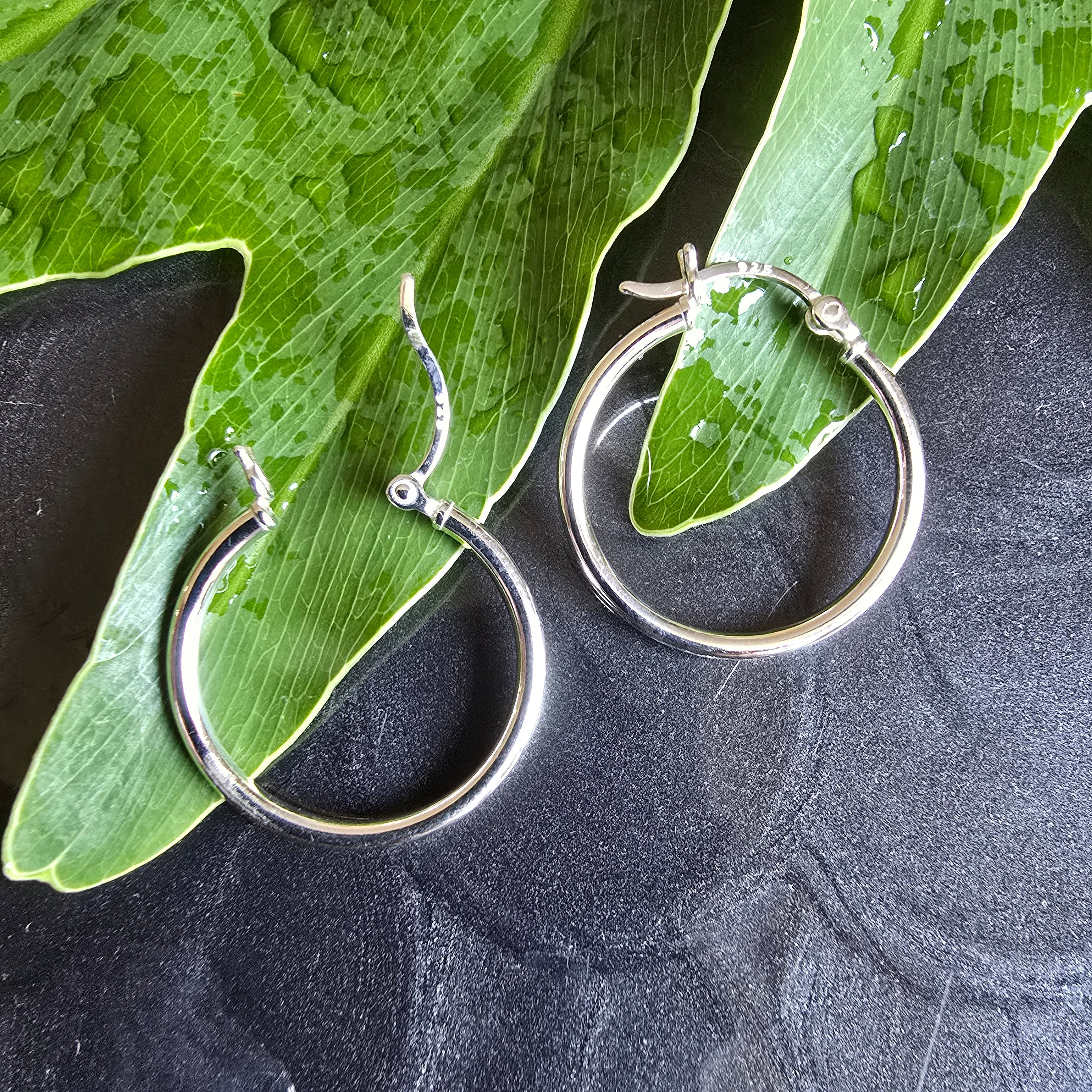 24mm Round 2mm Hoops