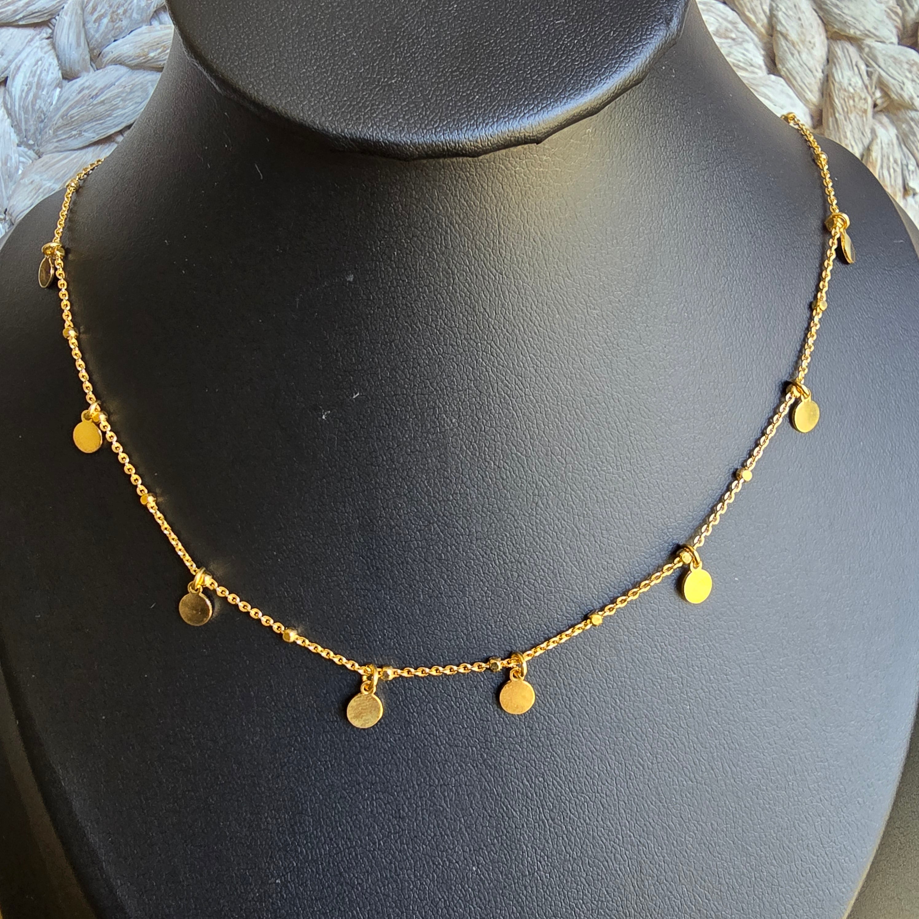 45cm Disc Necklace