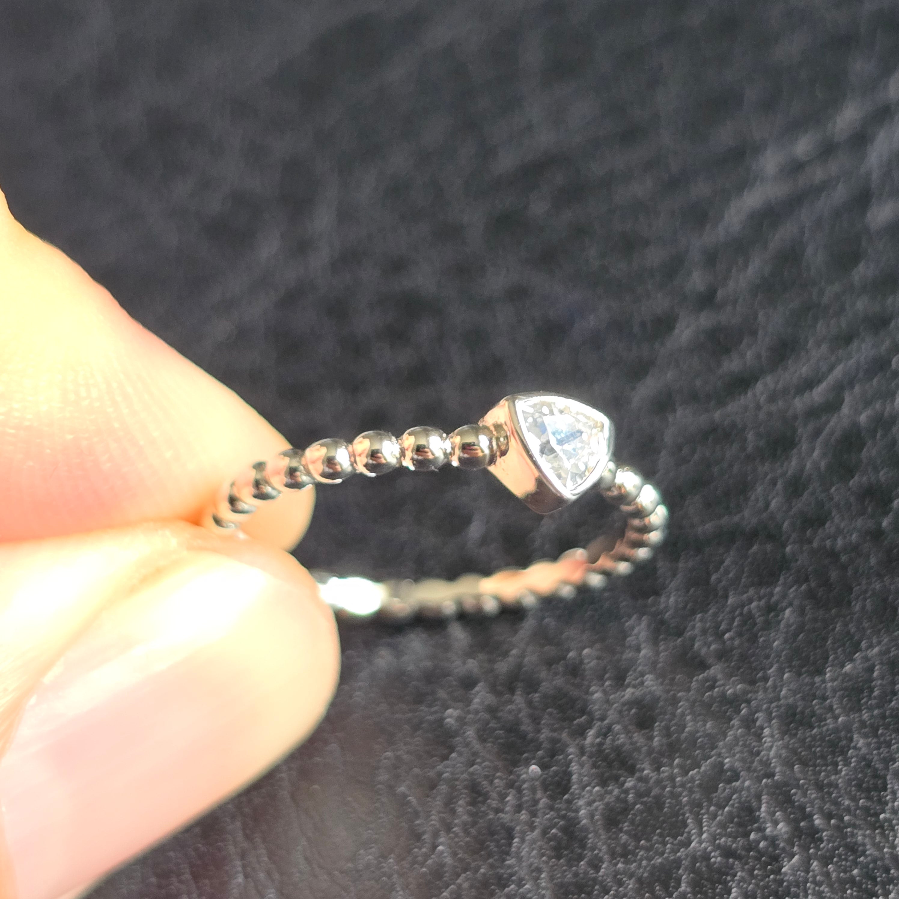 Trillion Cut ring