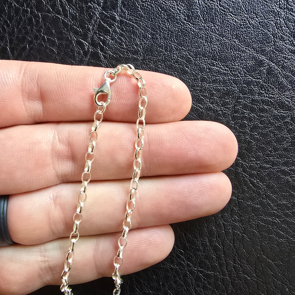 3mm Oval Rolo Necklace