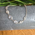16-19cm Adjustable Oval Cz Bracelet