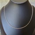 2mm Oval Link Necklace