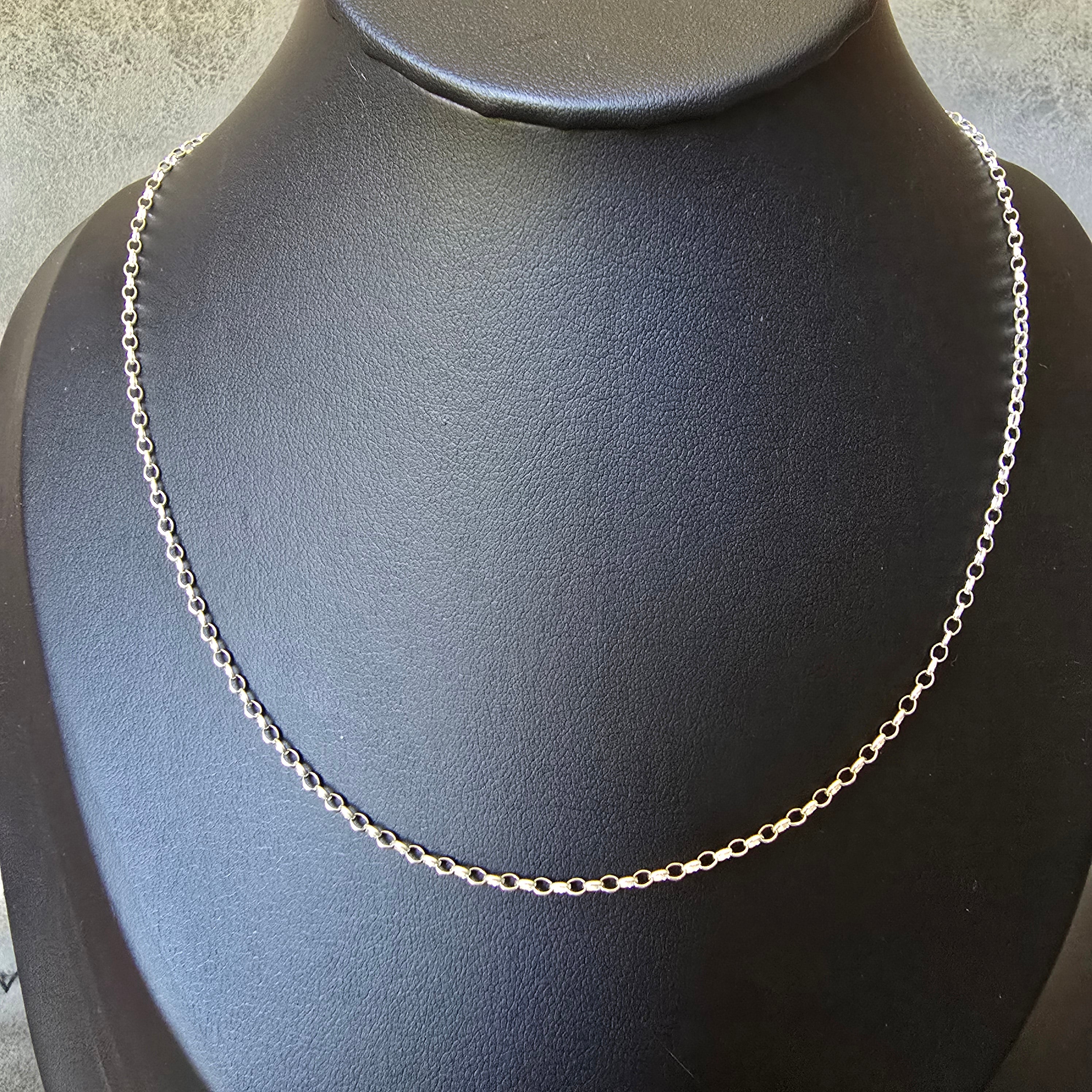 2mm Oval Link Necklace