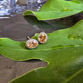 11mm Oval Citrene Cz Studs