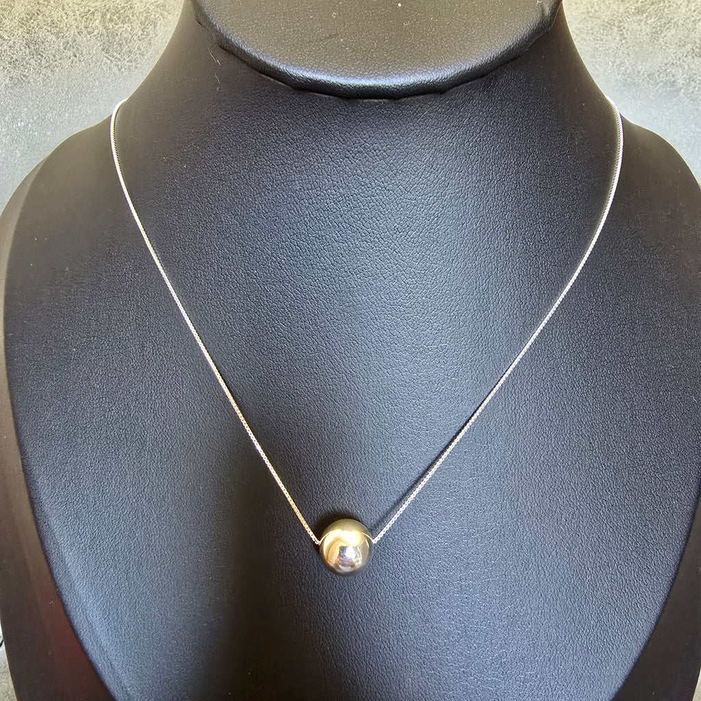 42-45cm Adjustable 10mm Ball Necklace