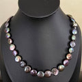 55 cm Peacock Penny 12mm Magnetic Clasp Necklace