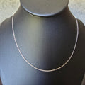 1mm Oval Link Necklace