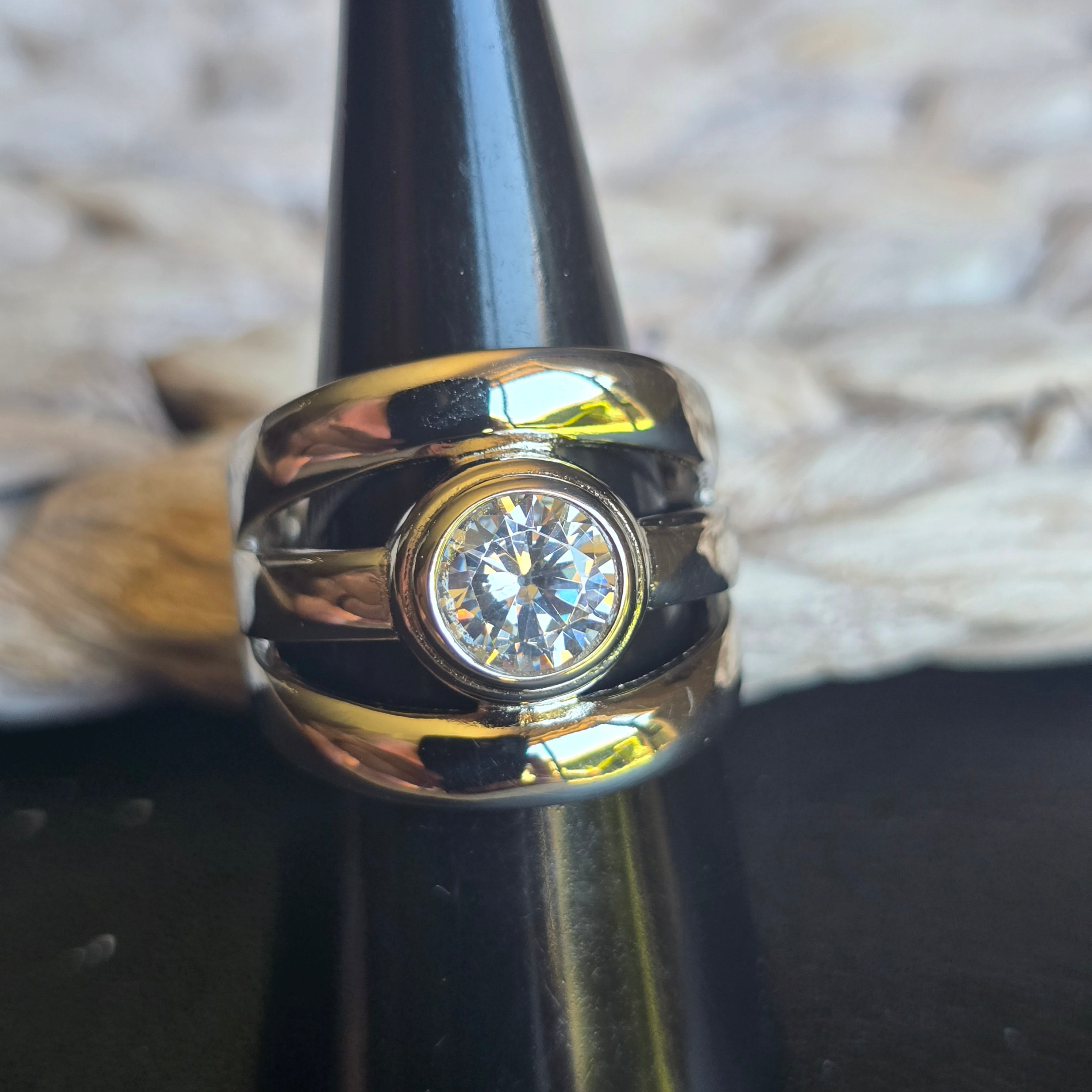3Band Round Cz ring