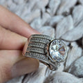 Round Enclosed Cz ring