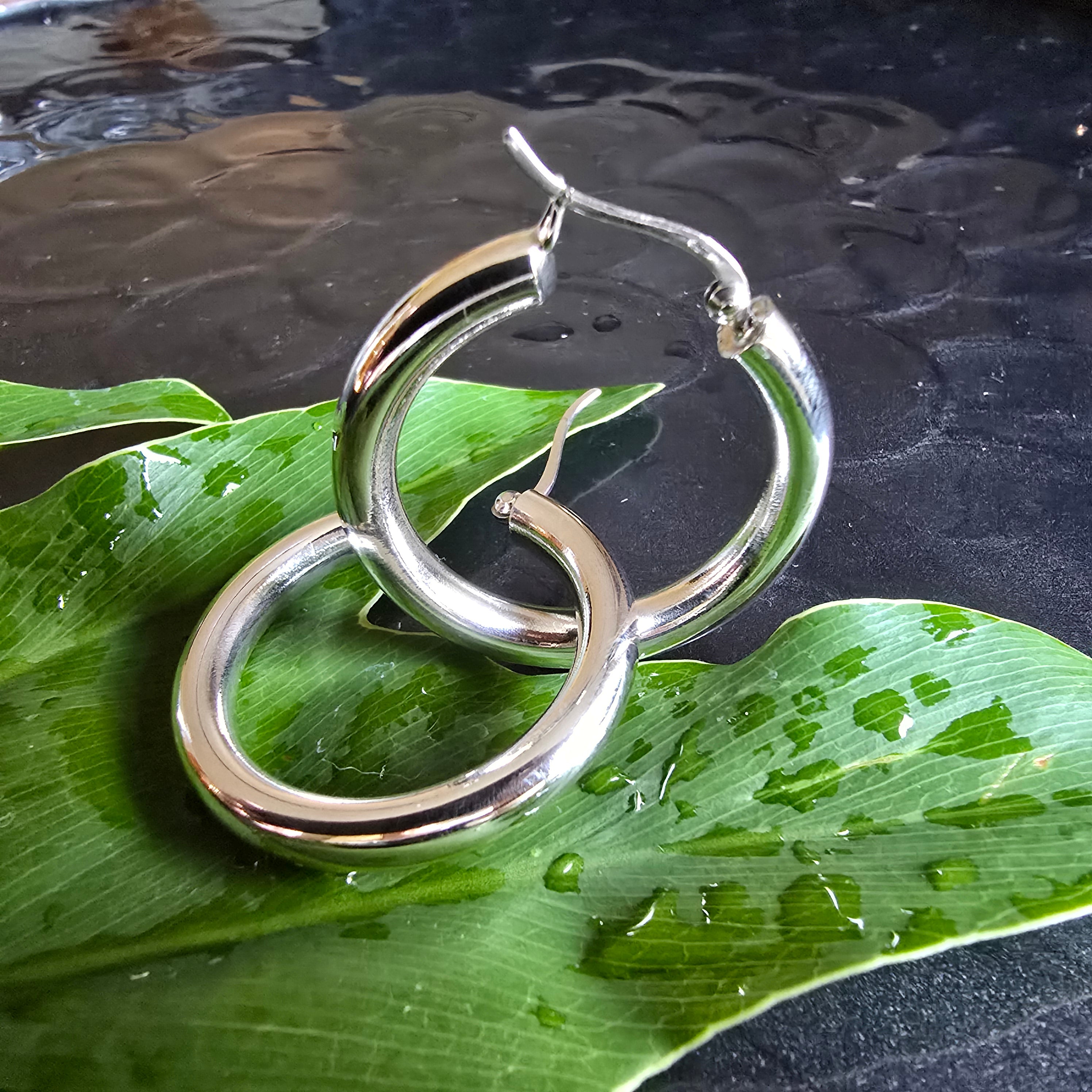 34mm Round 5mm Hoops