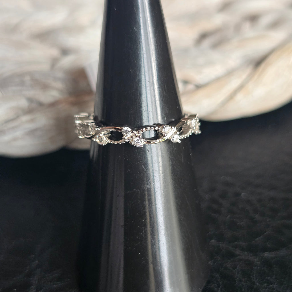 Vintage Half Stack ring